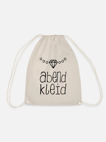 Abendkleid - Turnbeutel - Natur