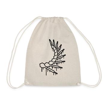Darts Graffiti - Drawstring Bag - nature - Front
