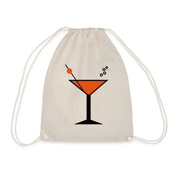 Cocktail - Drawstring Bag - nature - Front