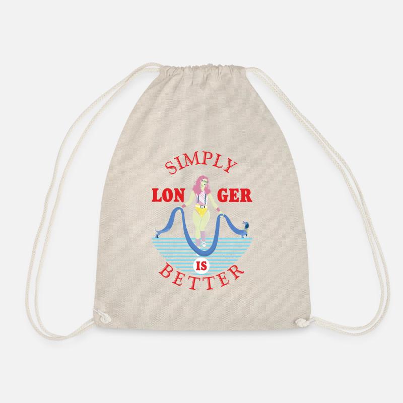 Simplement plus longtemps, c’est mieux. - Sac de sport léger - nature