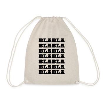 Blablabla - Turnbeutel - Natur - Vorne