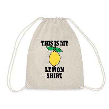 Citrus Citron Citation ironique Fruits tropicaux - Sac de sport léger - nature - Devant
