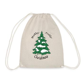 Holly Jolly Christmas - Turnbeutel - Natur - Vorne