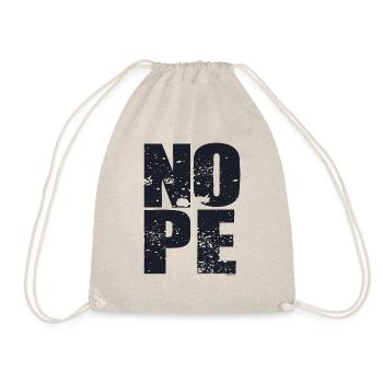 NOPE - sei kein ja-Sager! - Turnbeutel - Natur - Vorne