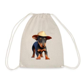 Doberman dresseur chien Doberman chiot Doberman - Sac de sport léger - nature - Devant