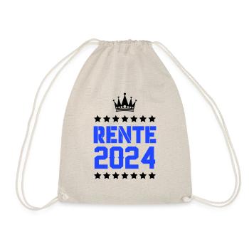 rente 2024 - Turnbeutel - Natur - Vorne