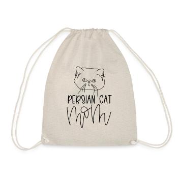 Cat Mom Persian | Perserkatze - Turnbeutel - Natur - Vorne