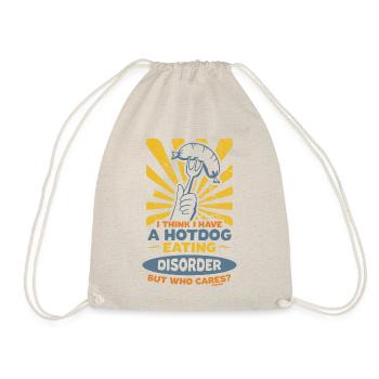 Hotdog Störung lustiger Spruch - Turnbeutel - Natur - Vorne