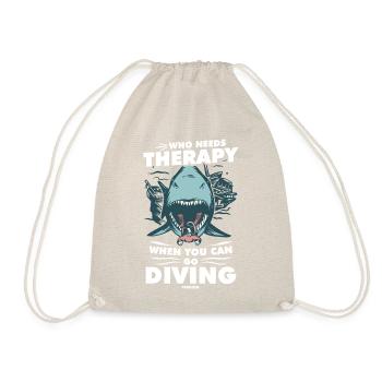 Tauchen Scuba Tauchlehrer Urlaub Sommer Geschenk - Turnbeutel - Natur - Vorne