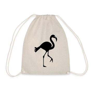 Flamingo - Turnbeutel - Natur - Vorne