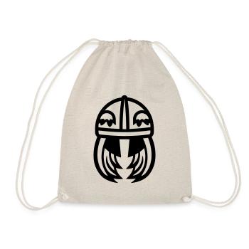 Wikingerhelm Krieger - Turnbeutel - Natur - Vorne