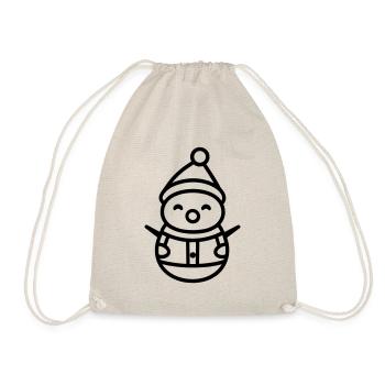 Bonhomme de neige - Sac de sport léger - nature - Devant