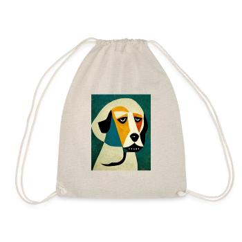 Dog abstract - Drawstring Bag - nature - Front