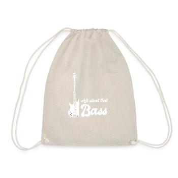 Groupe de musique Bassiste Bassiste - Sac de sport léger - nature - Devant