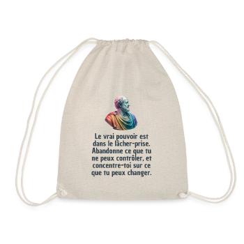 T-shirts Stoïcisme : L'inspiration à portée de soi - Sac de sport léger - nature - Devant