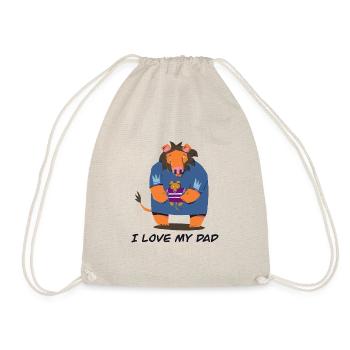 I love m’y dad - Sac de sport léger - nature - Devant