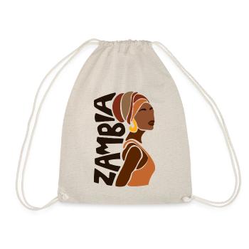 Zambie Zambie Drapeau zambien Patrimoine noir - Sac de sport léger - nature - Devant