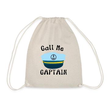 Appelez-moi le capitaine Kaptain Sea Ship - Sac de sport léger - nature - Devant