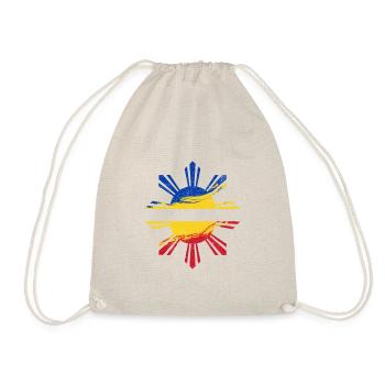 Philippinen Filipino Flagge Stolz I Geschenk - Turnbeutel - Natur - Vorne