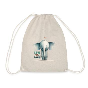 Save the wild !! - Turnbeutel - Natur - Vorne
