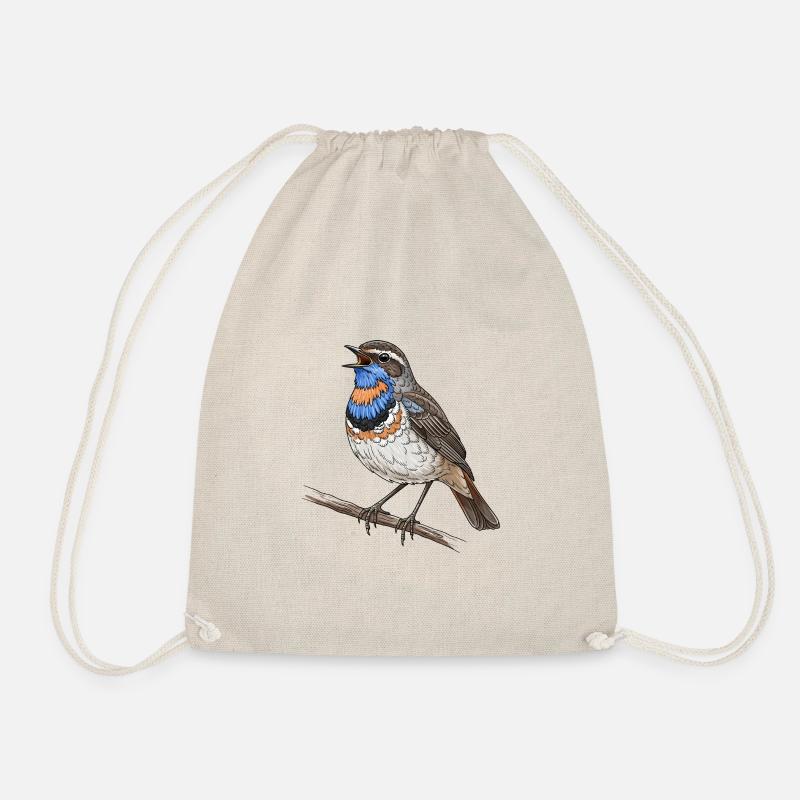 Blaukehlchen - Turnbeutel - Natur