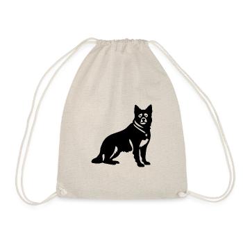 Akita Inu Dog - Drawstring Bag - nature - Front