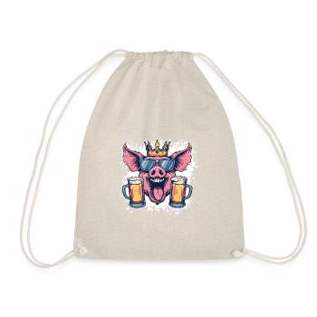 Pork Beer Party - Drawstring Bag - nature - Front