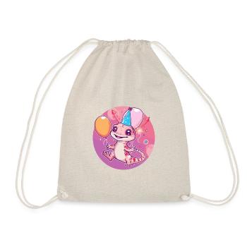 Bande dessinée d’anniversaire de lézard - Sac de sport léger - nature - Devant