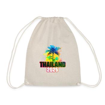 Thailand 2025 Bunt Palmen - Turnbeutel - Natur - Vorne