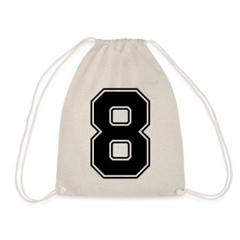 8 nombre de maillots - Sac de sport léger - nature - Devant