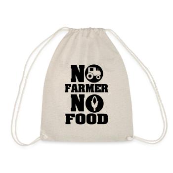 No farmer no food - Turnbeutel - Natur - Vorne