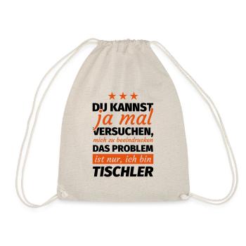 Tischler - Turnbeutel - Natur - Vorne
