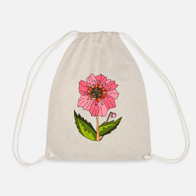 Blume - Turnbeutel - Natur