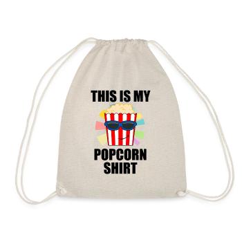 Lustiges Sprichwort Popcorn essen köstlicher Mais - Turnbeutel - Natur - Vorne