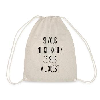 je suis à l'ouest - Sac de sport léger - nature - Devant