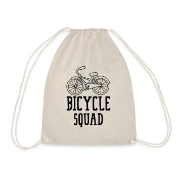 Bicycle Squad Ironischer Spruch Niedlicher - Turnbeutel - Natur - Vorne