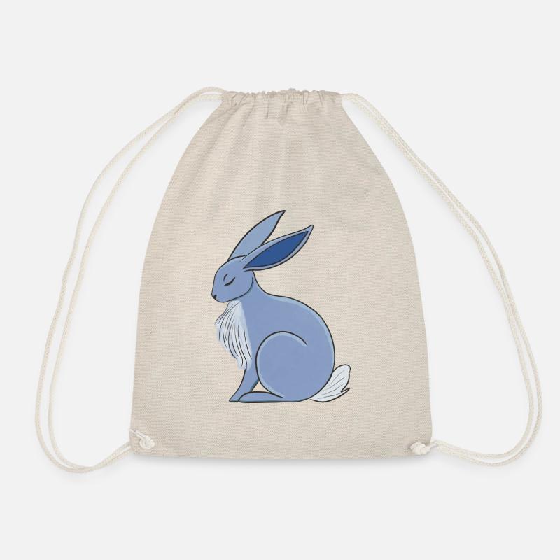 Blauer Rabit - Turnbeutel - Natur