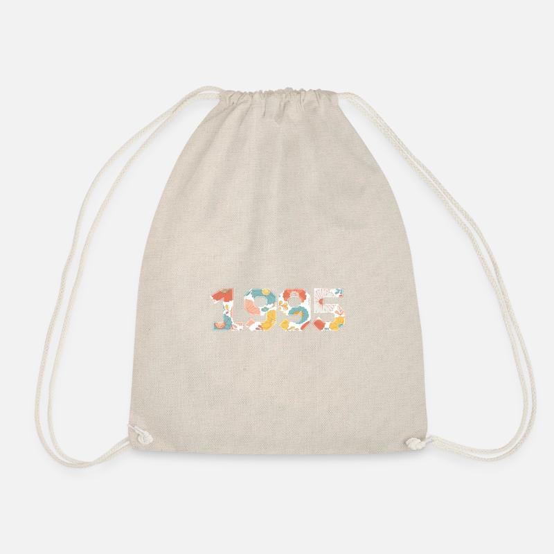 Floral 1995 - 30th anniversary - Drawstring Bag - nature