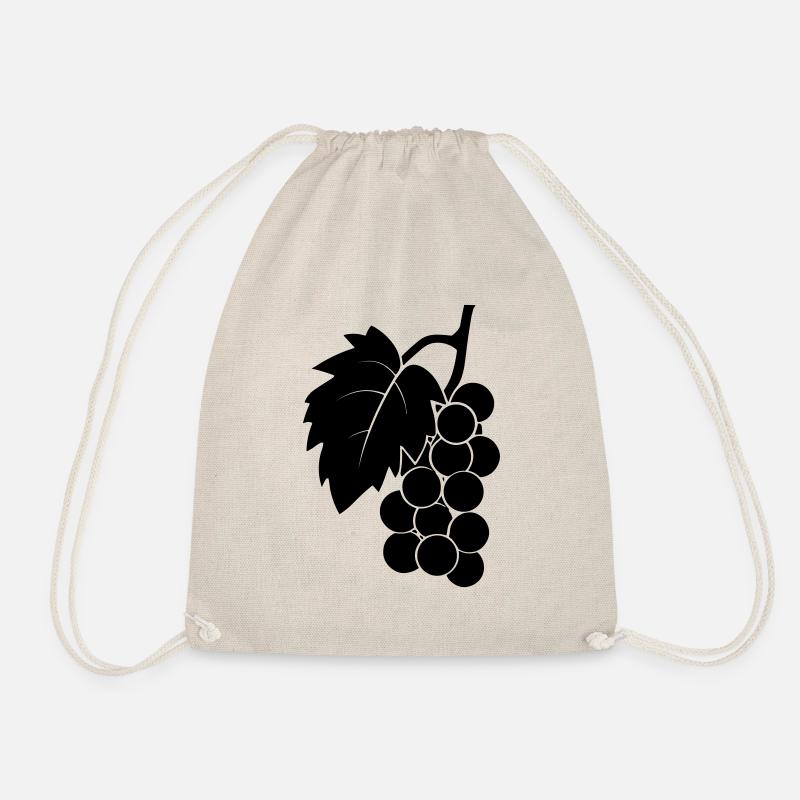 Grape - Drawstring Bag - nature