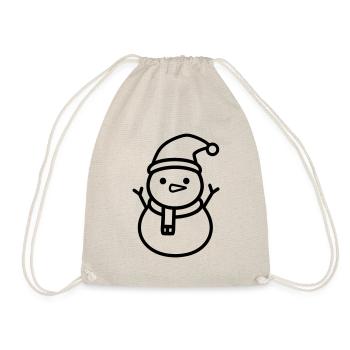 Bonhomme de neige - Sac de sport léger - nature - Devant