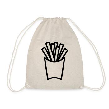 French fries - Drawstring Bag - nature - Front