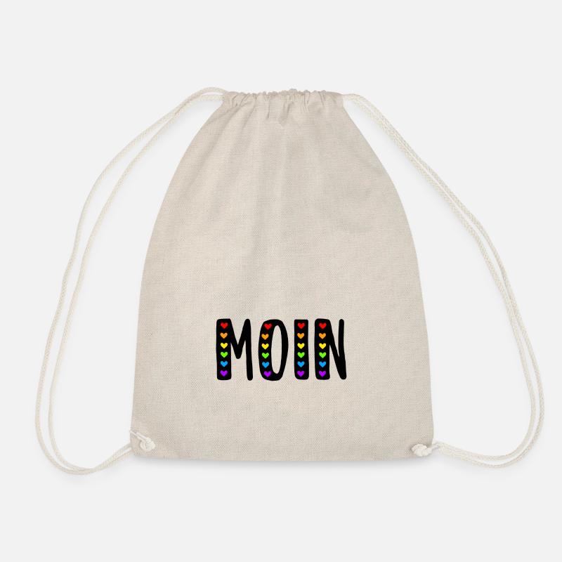 HELLO - Drawstring Bag - nature