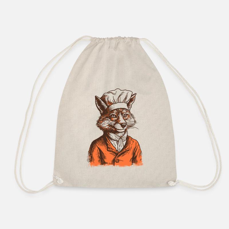 Der Fuchs-Koch - Turnbeutel - Natur