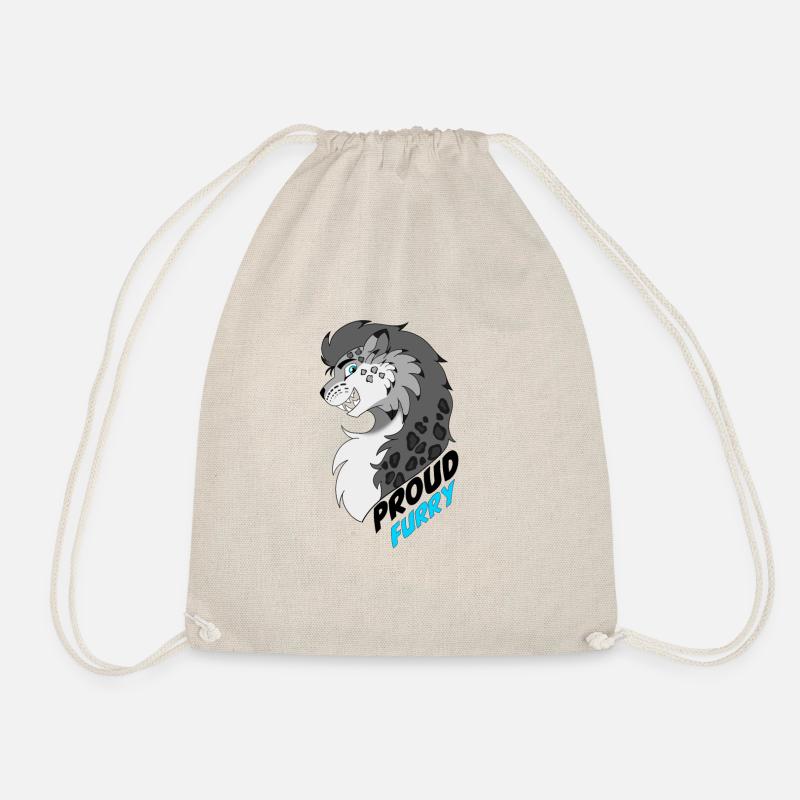 Proud Furry - Drawstring Bag - nature