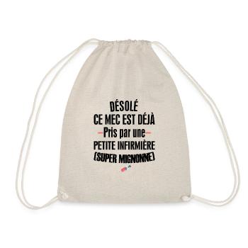 Désolé ce mec est déjà pris par une infirmière - Sac de sport léger - nature - Devant