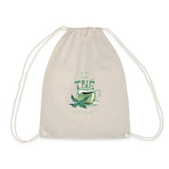 Le thé, c'est la vie ! - Sac de sport léger - nature - Devant