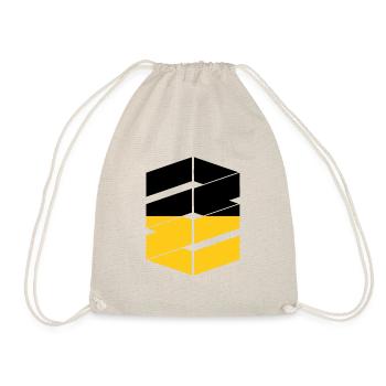 Flag of Baden Württemberg Heimat Stuttgart - Drawstring Bag - nature - Front