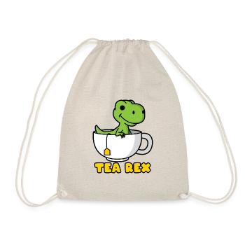 TEA REX - Drawstring Bag - nature - Front