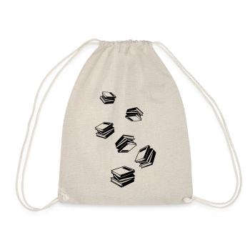 Read books - Drawstring Bag - nature - Front