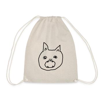 Little Kitty - Drawstring Bag - nature - Front